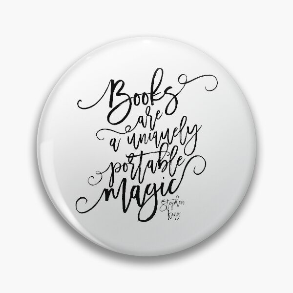 Item preview, Books are a Uniquely Portable Magic - Stephen King designed and sold by enchantedshoppe.