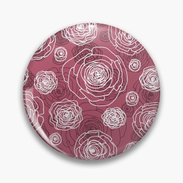 Item preview, Floral sketch seamless pattern on dark pink s designed and sold by Yulia Chepurova.
