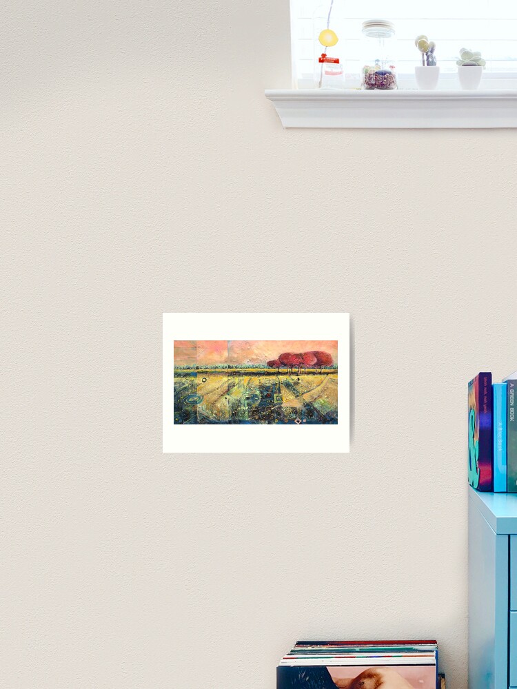 Thumbnail 2 of 3, Art Print, Spiral Filled Landscape designed and sold by edy4sure.