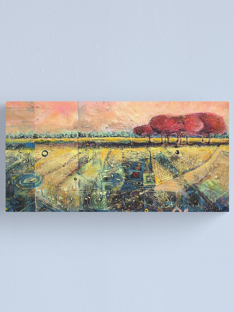 Thumbnail 1 of 3, Canvas Print, Spiral Filled Landscape designed and sold by edy4sure.