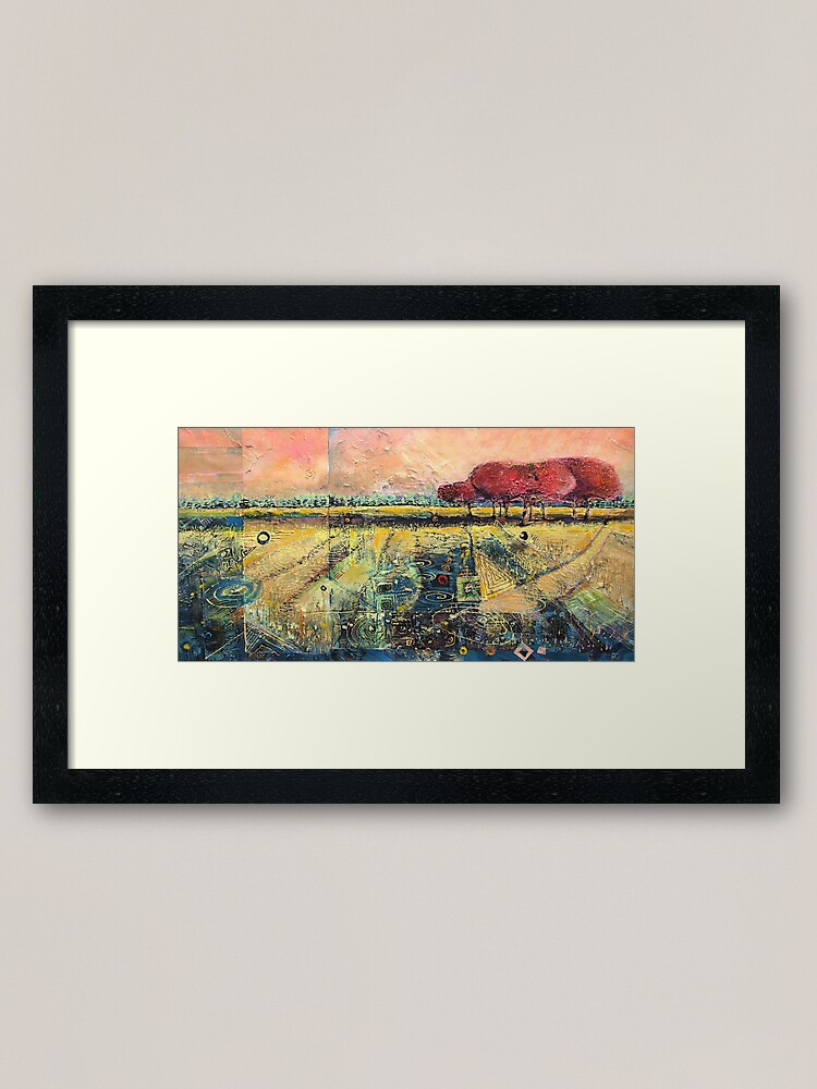 Thumbnail 1 of 7, Framed Art Print, Spiral Filled Landscape designed and sold by edy4sure.