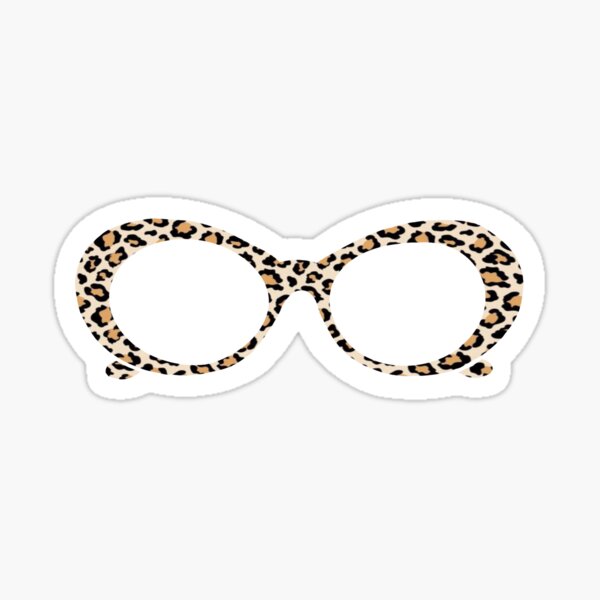 cheetah print clout goggles