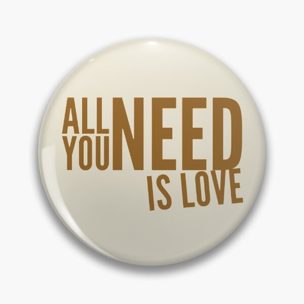 Item preview, All you need is love typography text art quote by Word Fandom - wordfandom designed and sold by Kerry Pritchard.