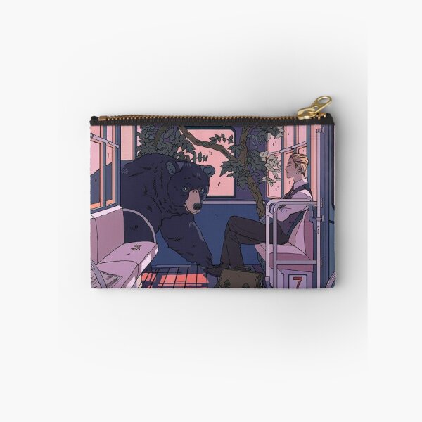 Item preview, Bear with me on the bus surreal art designed and sold by MindChirp.