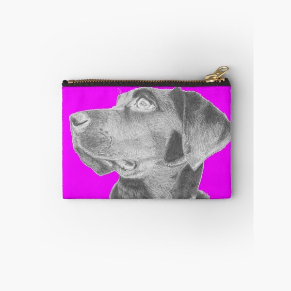 Item preview, Black Labrador Retriever in Pink Headshot designed and sold by DavidASmith.