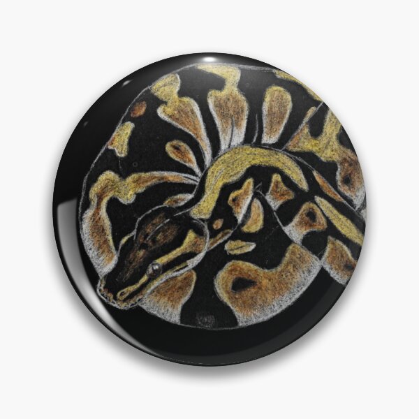 Item preview, Colored Pencil Ball Python designed and sold by TinkerandBone.