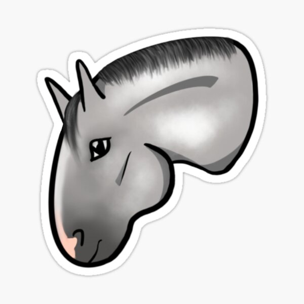Dapple Gray Horse Sticker