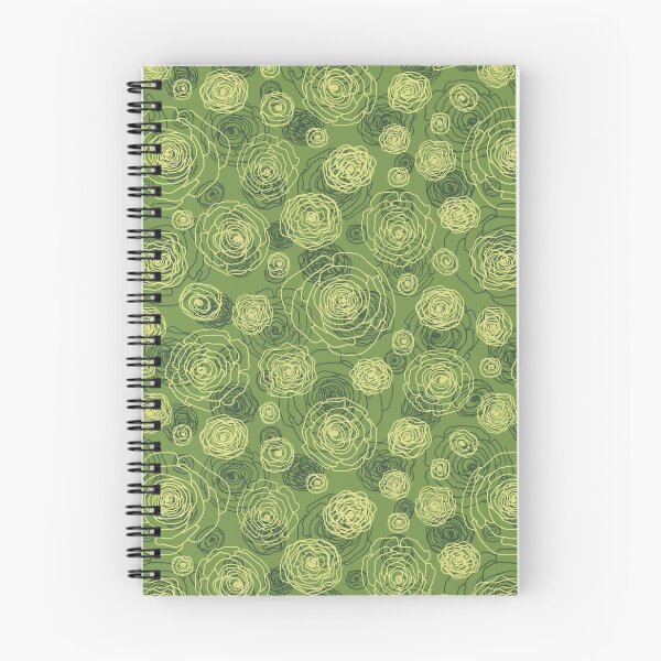 Item preview, Floral sketch seamless pattern on green s designed and sold by Yulia Chepurova.