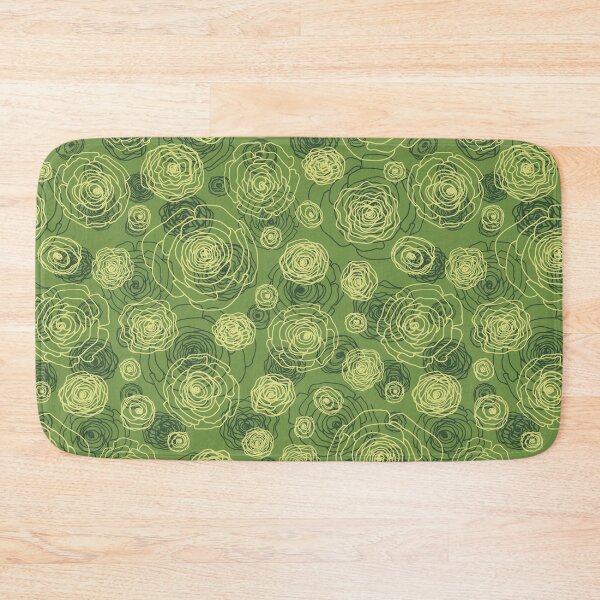 Item preview, Floral sketch seamless pattern on green s designed and sold by Yulia Chepurova.