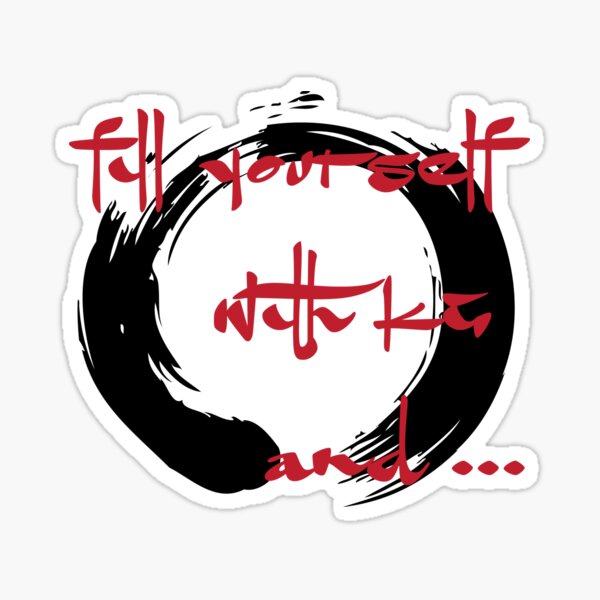 fill yourself with ki Sticker