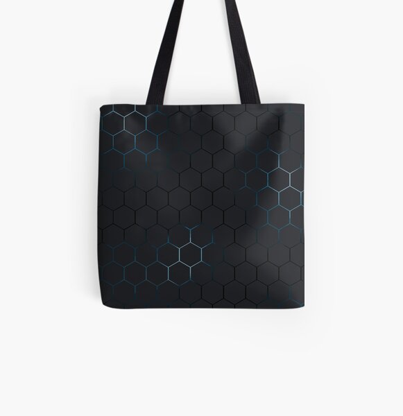 Futuristic honeycomb All Over Print Tote Bag