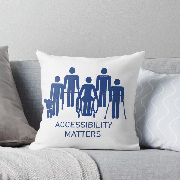 Item preview, Accessibility Matters (blue color) designed and sold by jenstarzec.