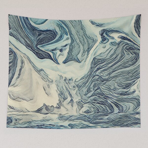 Item preview, The Maternal Storm Abstract Ocean Scene designed and sold by Frostyjenson.