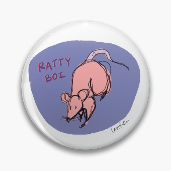 Item preview, "Ratty Boi" Rat designed and sold by cass-ketch.