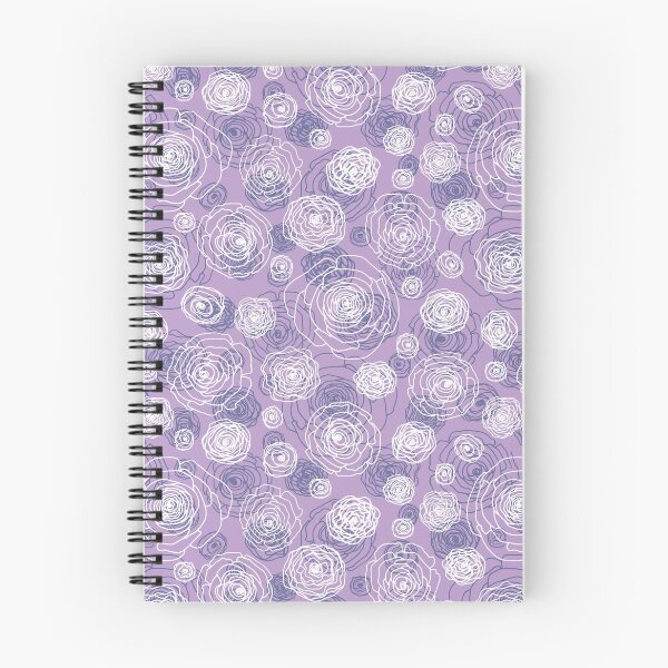 Item preview, Floral sketch seamless pattern on lilac s designed and sold by Yulia Chepurova.