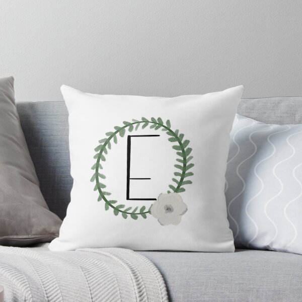 Item preview, Letter e wreath initial monogram  designed and sold by sarahkcrawford.