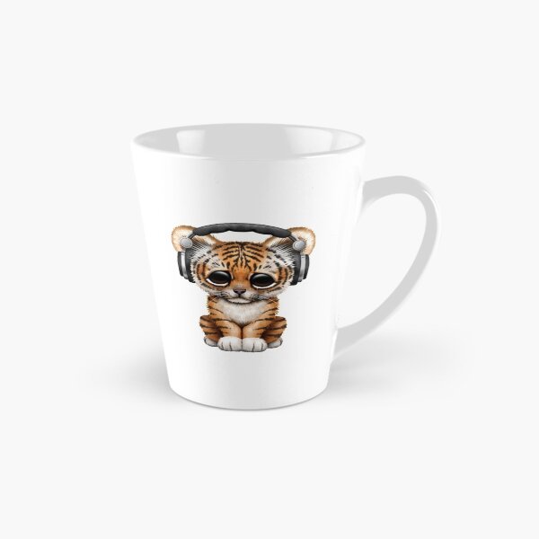 Item preview, Cute Tiger Cub Dj Wearing Headphones  designed and sold by JeffBartels.