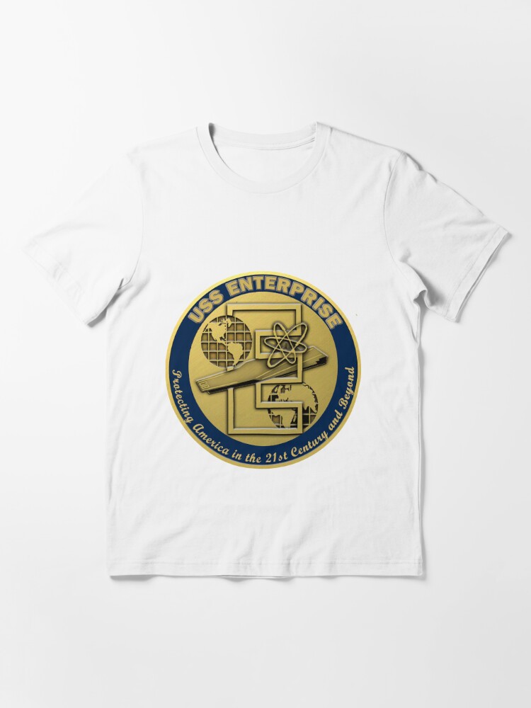 USS Enterprise (CVN-80) Crest Essential T-Shirt for Sale by Nikki  SpaceStuffPlus