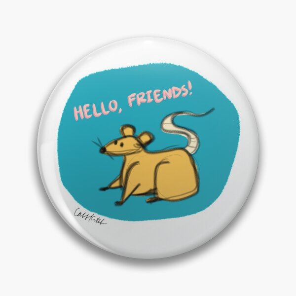 Item preview, "Hello, Friends!" Rat designed and sold by cass-ketch.