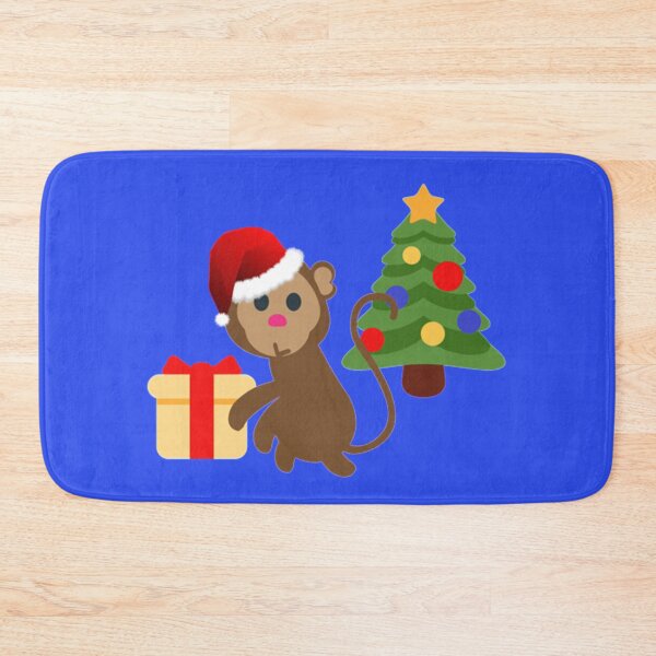 Item preview, santa christmas monkey emoji designed and sold by Gossip Rag.