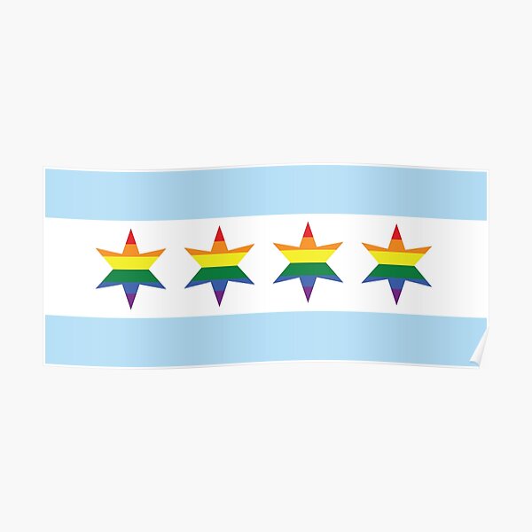 chicago gay pride flag