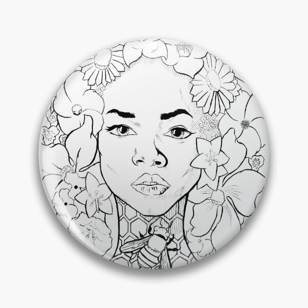 Item preview, Petalhead (Black and White) designed and sold by AxisAbraxas.