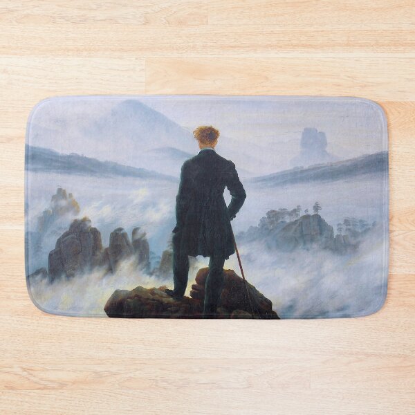 Item preview, Caspar David Friedrich "Wanderer above the sea of fog" designed and sold by Alexandra Dahl.