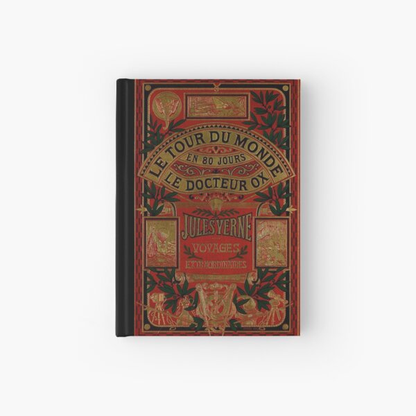 Jules Verne Around The World In Eighty Days Hardcover Journal