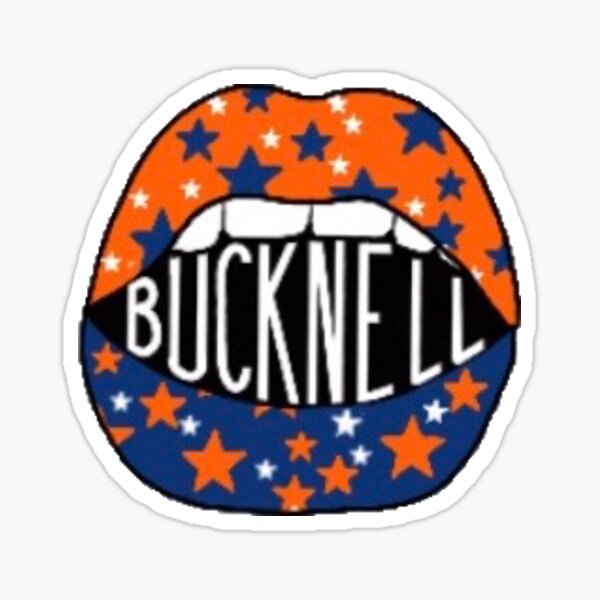 Bucknell Lips Sticker For Sale By Julias6701 Redbubble