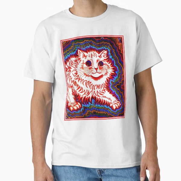 Item preview, ORANGE CAT : Imprimé psychédélique abstrait vintage de Louis Wain designed and sold by posterbobs.