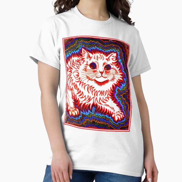 Item preview, ORANGE CAT : Vintage Louis Wain Abstract Psychedelic Print designed and sold by posterbobs.