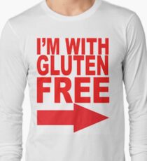 I'm With Gluten Free T-Shirt (right arrow) Long Sleeve T-Shirt