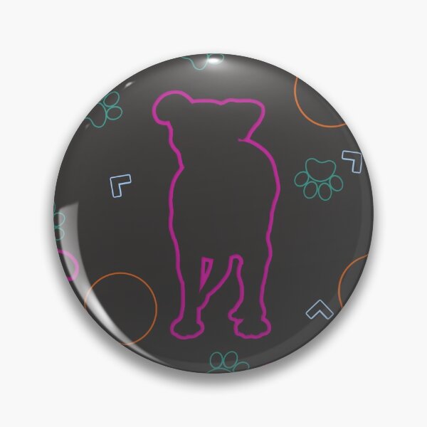 Item preview, Colorido neón perro y patas designed and sold by FannFann.