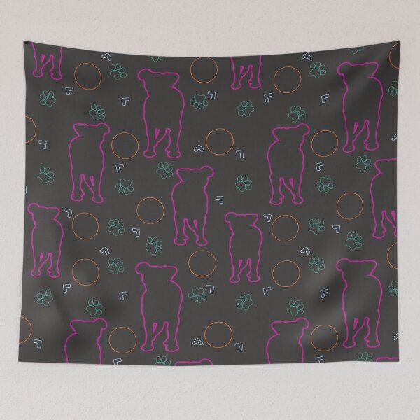 Item preview, Colorido neón perro y patas designed and sold by FannFann.