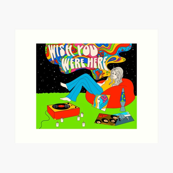 Wish you were here Art Print