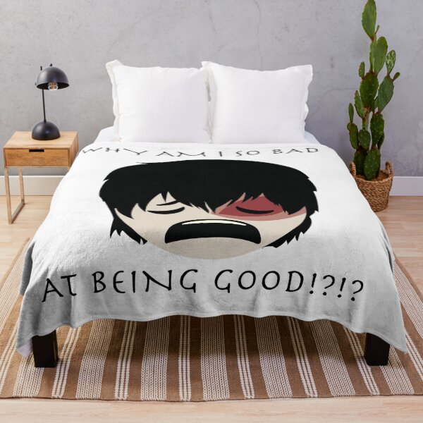 Item preview, Weary Face Zuko emoji "WHY AM I SO BAD AT BEING GOOD!?!?" designed and sold by PrinceTumi.