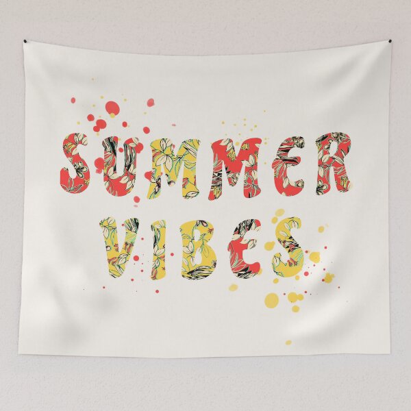 Item preview, Summer Vibes Retro Tropical Leaves Flowers designed and sold by mythandframe.