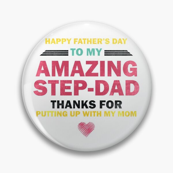 Item preview, Happy Father's Day to My Amazing Step-Dad Thanks for Putting Up with My Mom designed and sold by thehafdesigner.
