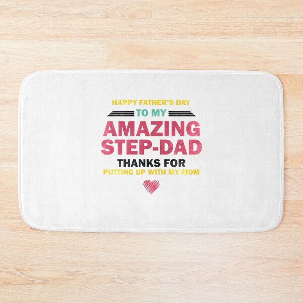 Item preview, Happy Father's Day to My Amazing Step-Dad Thanks for Putting Up with My Mom designed and sold by thehafdesigner.