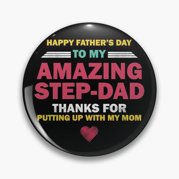 Item preview, Happy Father's Day to My Amazing Step-Dad Thanks for Putting Up with My Mom designed and sold by thehafdesigner.