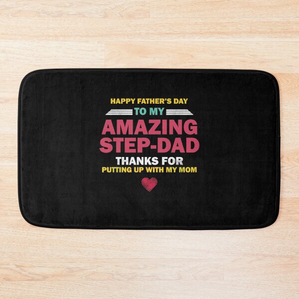 Item preview, Happy Father's Day to My Amazing Step-Dad Thanks for Putting Up with My Mom designed and sold by thehafdesigner.