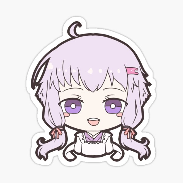Yuzuki Yukari (Waitress Design) Sticker