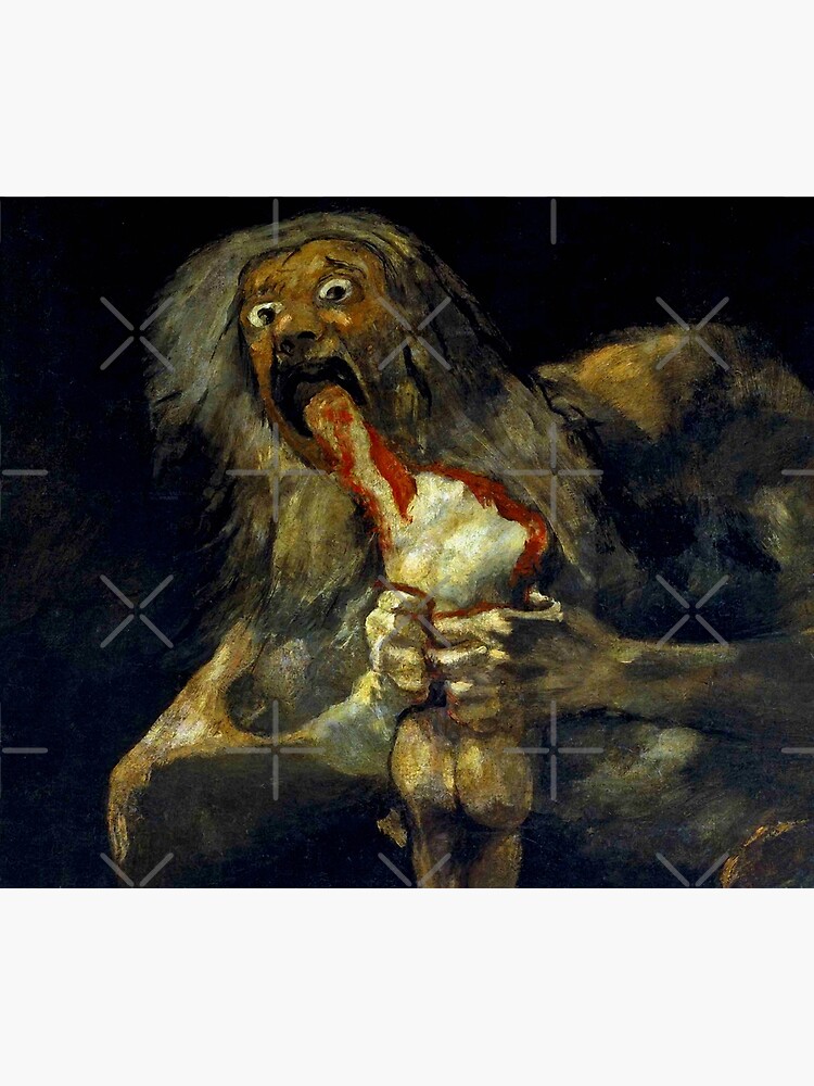 Disover Francisco Goya "Saturn Devouring His Son" Shower Curtain
