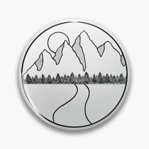 Item preview, Distant Mountains designed and sold by Sami M.