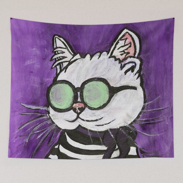 Item preview, Beat Cat (by Amanda A. Anthony) designed and sold by Amanda A. Anthony.