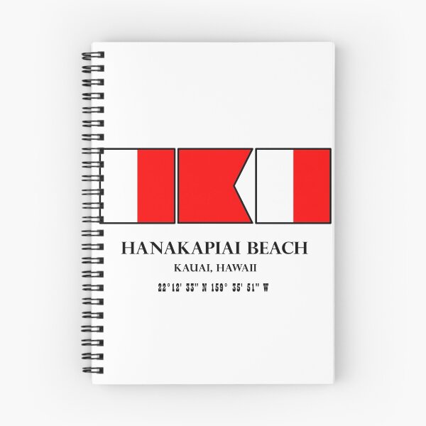 Item preview, Hanakapiai Beach Hawaii Nautical Flag Art designed and sold by DESTINATIONS DECAL.