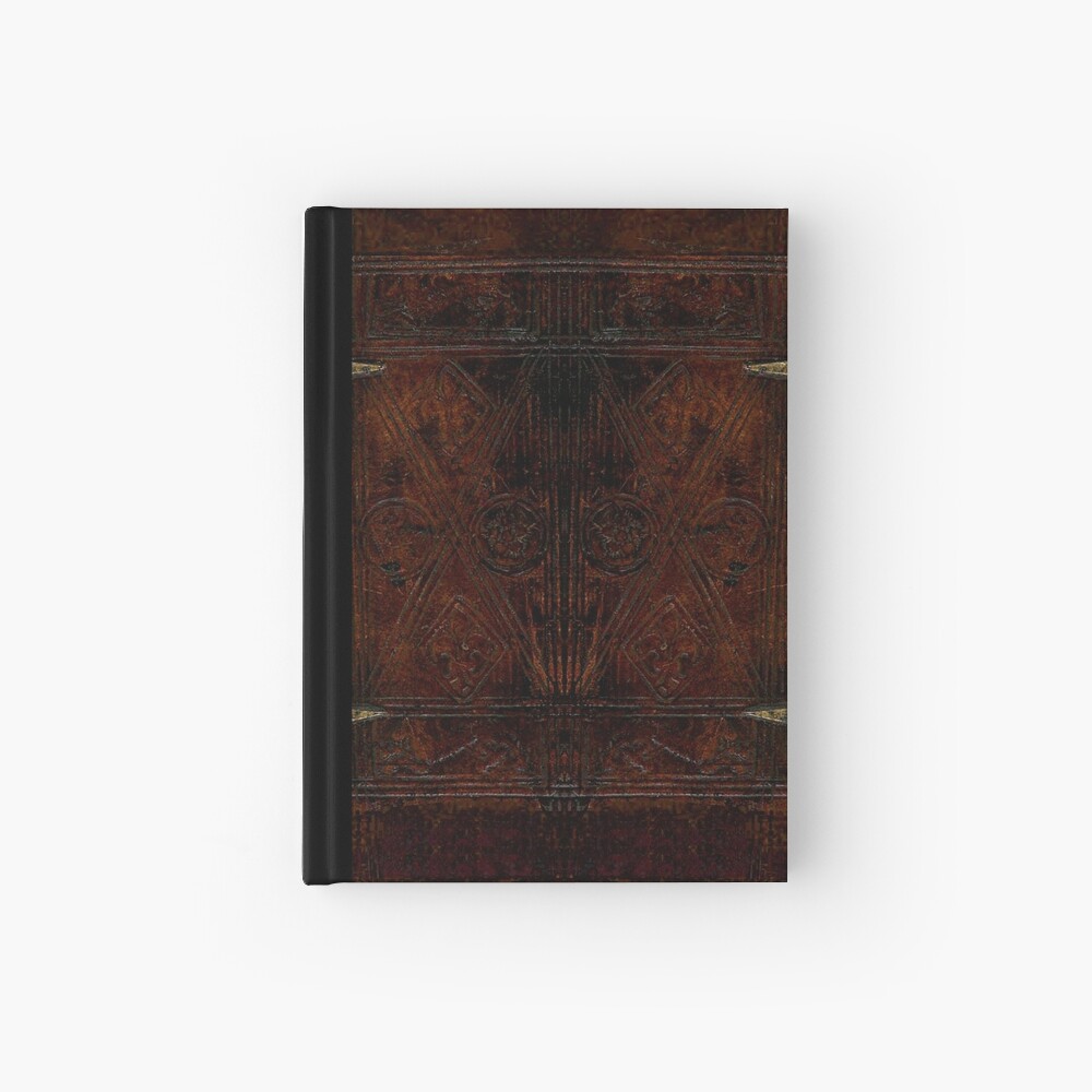 Antique Leather Bound And Brass Design Hardcover Journal