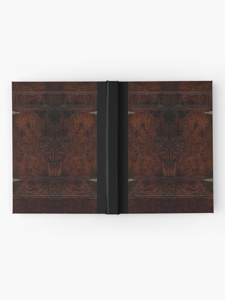 Alternate view of Antique Leather Bound And Brass Design Hardcover Journal