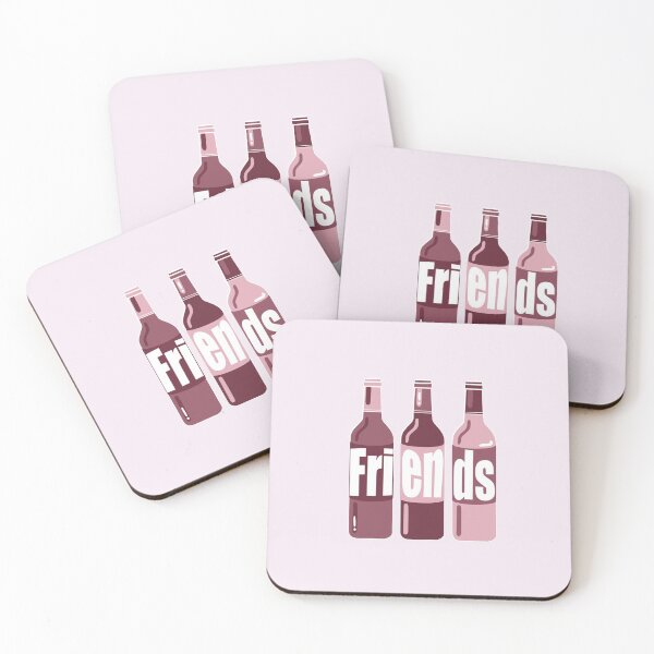 Item preview, Friends drink wine together designed and sold by Becdunn8.
