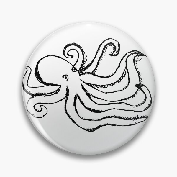 Item preview, Octopus Sketch designed and sold by bri2d2.